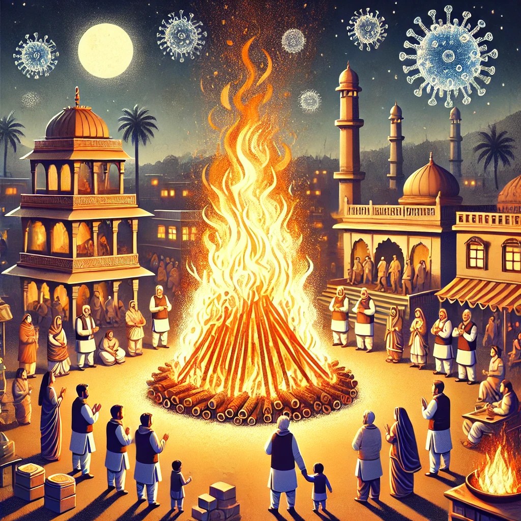 The Holika Dahan Fire Ritual: Myths vs Science – NehaScope